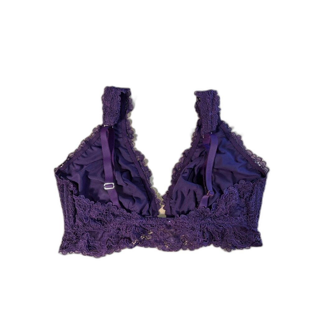Savage X Fenty Purple Lace Bralette 2X